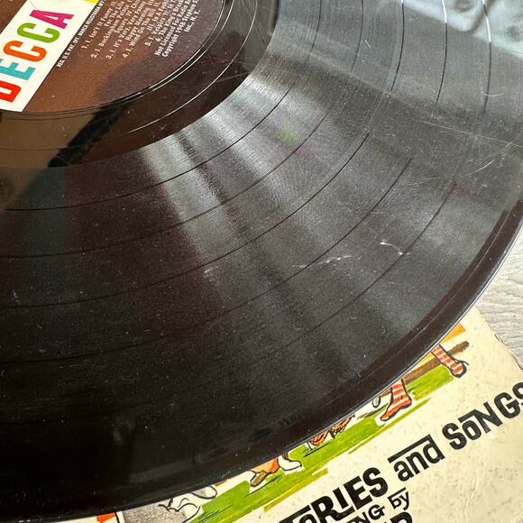 Winnie Pooh Christopher Robin Record Vinyl 1948 Frank Luther Decca Stories Songs - Picture 7 of 10